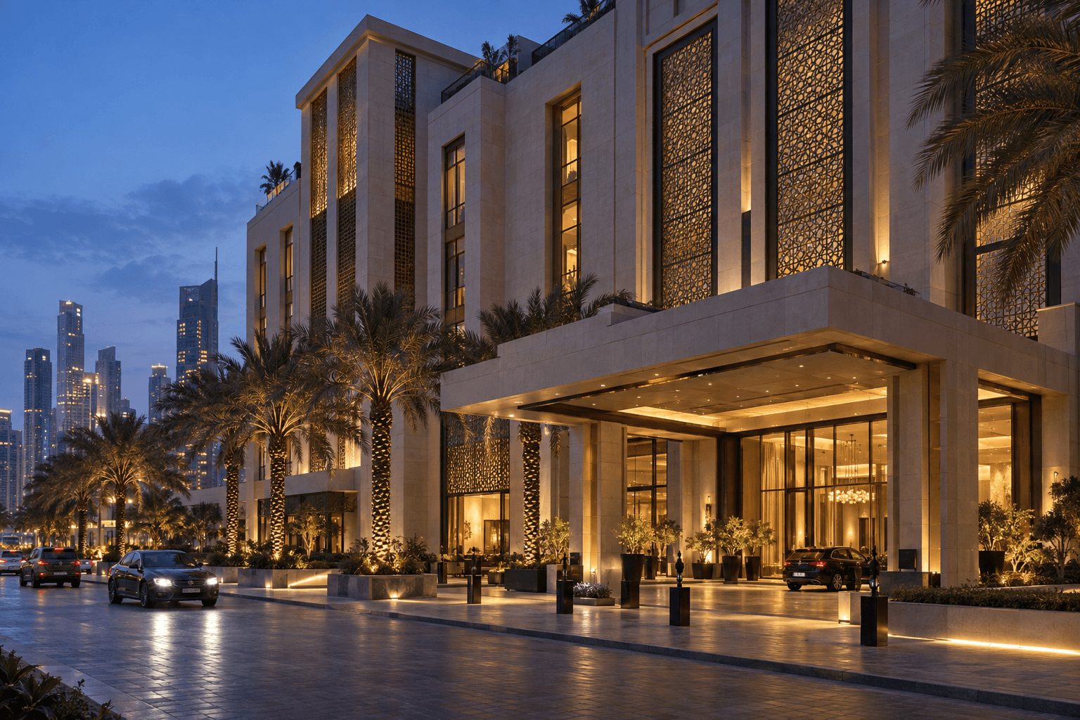 Fictional development hotel imagery for Makkah